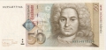 German Federal Republic 50 Deutsche Mark,  2. 1.1996